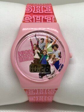 Disney collectible High School Musical Digital Lcd wrist watch face 35mm running